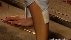 Lesbian Slave Peeks And Masturbates To Big Orgasms