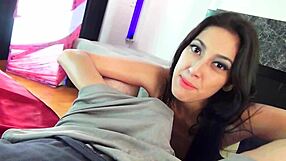 Let's talk about this babe's natural tits in the interview