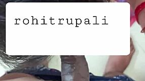 Rohit watches Rupali sucking black cock