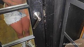 tattooed brunette hairdresser with big ass seduces client for a cum-filled fuck