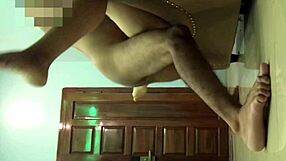 Best friend's wife bends over for amazing doggy sex on the floor with hardcore riding.