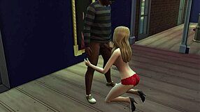 Hot Teen 18+ Sucks Cocks at Bar