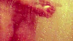 shy girl bathes in the shower on 20150818