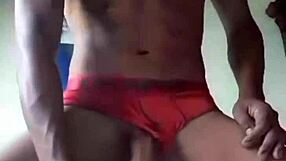 Colombian amateurs in red outfits