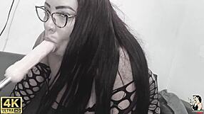 Homemade Video Of Latina Mommy Using Sex Machine To Suck Cock Until Cum In Mouth