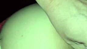 wearing a red thong that shows off my big cheeks and curves