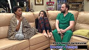 Dr Tampa and Aria Nicole try Foley catheter