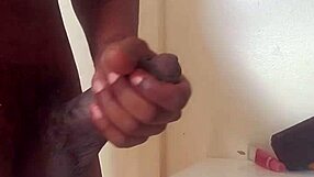 bbc masturbation with cum and monster cock