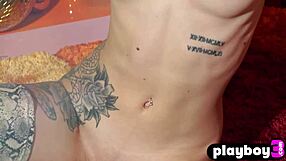 beautiful curly teen posed for playboy