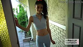 Mocha fuck-doll Jada Doll intensely drains a big rough cock hard