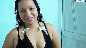 Milf SWALLOWING Cum in JUICY Submissive Action