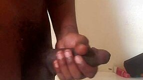 bbc masturbation with cum and monster cock