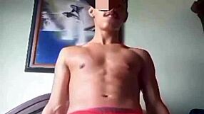 Colombian amateurs in red outfits