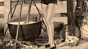 vintage halloween vibes with retro spooky charm tonight