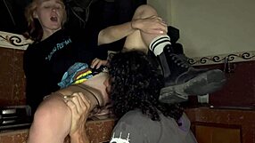 i’m slamming my pretty blonde girlfriend hard on the kitchen counter while she moans