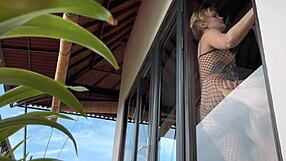 i recorded a hot babe in fishnets moaning during rough quickie bent over