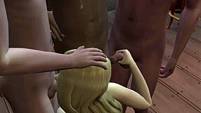 Hot Teen 18+ Sucks Cocks at Bar