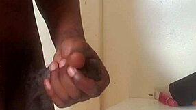 bbc masturbation with cum and monster cock