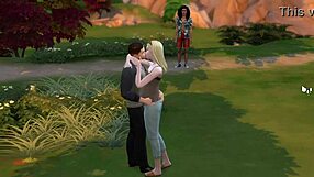 Military stud dominates park blowjob