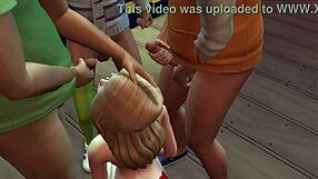 Hot Teen 18+ Sucks Cocks at Bar