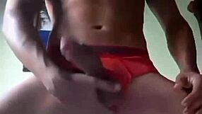 Colombian amateurs in red outfits