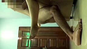 Best friend's wife bends over for amazing doggy sex on the floor with hardcore riding.