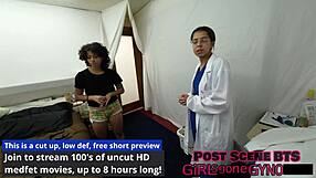 Nicole Luva's Yearly Physical with Teen Ass Spreading in Latex