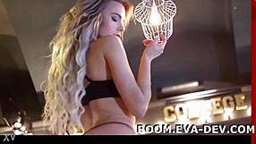 crazy party girl teases on livecam