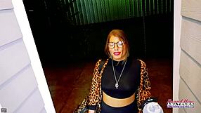 Athletic brunette raelyn masturbates and sucks a cock to get her pounded