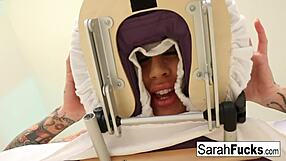 Sarah jessie receives detailed erotic massage from alix lynx