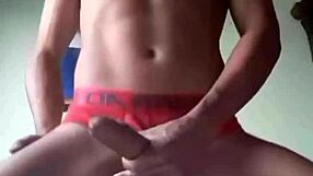 Colombian amateurs in red outfits