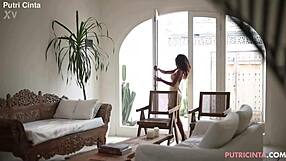 Putri cinta in unwind with asian model vibes 😊