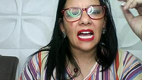 The attractive mother-in-law in an erotic story