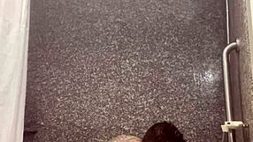 young slut barbie submits to a huge cock in the shower, getting her ass pounded