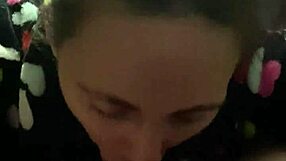 pov sucking dick in a fun game with wet licking