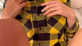 MY STEPSISTER ENJOYS OUR EARLY MORNING ROUTINE WITH HER BRUNETTE PETITE BODY