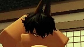 roblox fun with hot japanese elf milf in action