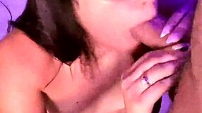 Latina Neighbor Gives Raw Oral Blowjob to Monster Cock.