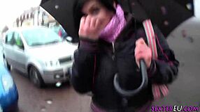 Euro milf amateur rubs in heels stockings lingerie