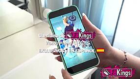 Strong blonde deadlifts, then fucks shocked 50yo dude! 💪