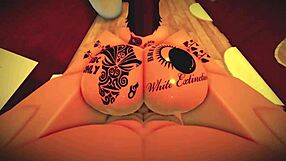 Gloryhole Blowjob with Monster Cock and Rough Action.