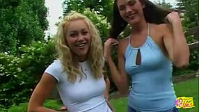 Big Nipples Harden As Lesbian Pinches And Orgasms