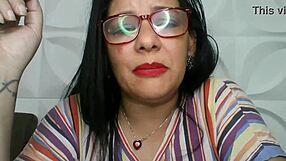 The attractive mother-in-law in an erotic story