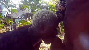 yo, this ebony chick got the best blowjob skills ever, no cap! 😍