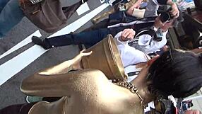 Osu Gold Powder Show: Costume Slips, Nipples Exposed In Nude Tease