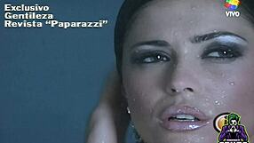 Milf argentina Pamela David expuesta en escena remasterizada de paparazzi 2