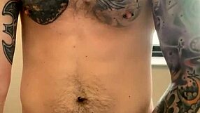 Intense public bathroom jerk leading to orgasm!