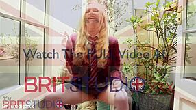 british blonde joi smoking