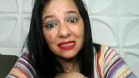 The attractive mother-in-law in an erotic story