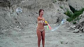 Soap bubbles outdoor number one